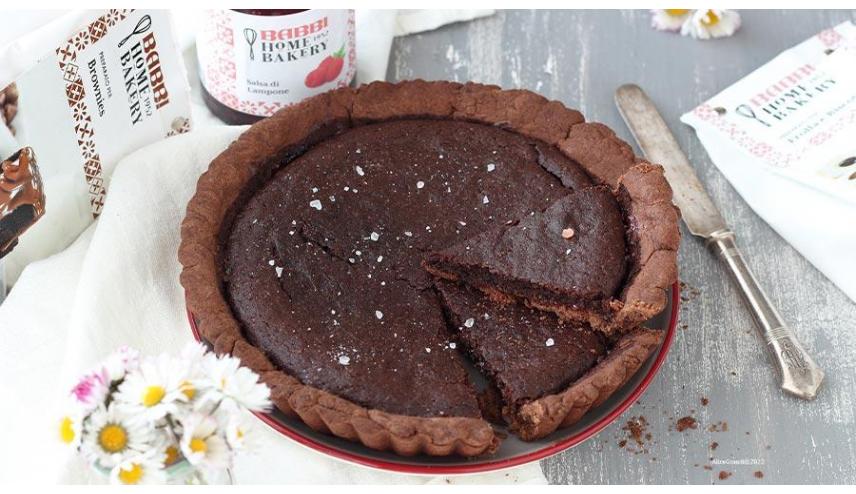 Glutenfreier Himbeer-Brownie-Kuchen