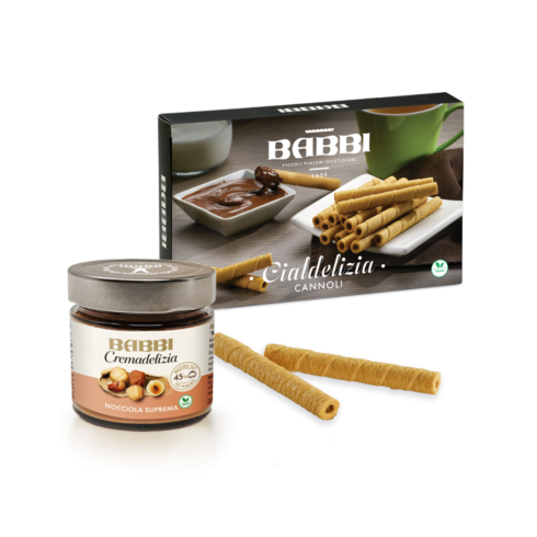 Cannoli mit Haselnusscreme