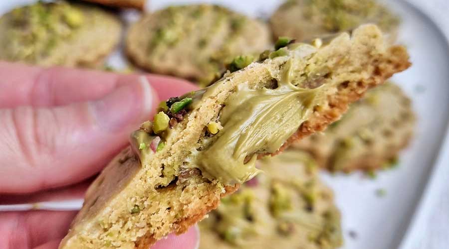 Biscotti senza glutine al pistacchio